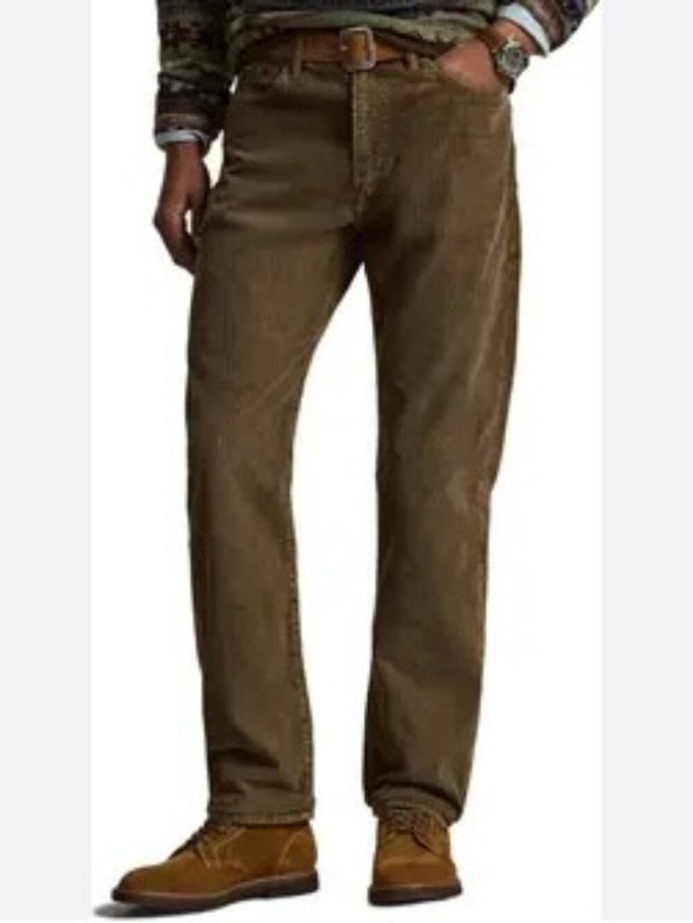 Lauren Jeans Co. Ralph Lauren straight corduroy pants olive green women’s size 8